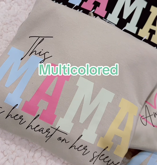 Wear Your Heart on Your Sleeve – Personalized Mama Sweatshirt with Kids’ Names
