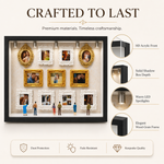 Marco del Museo de Nosotros, regalo personalizado para parejas, lindos regalos en miniatura para museos, regalo significativo, regalo de aniversario para San Valentín.