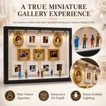 Marco del Museo de Nosotros, regalo personalizado para parejas, lindos regalos en miniatura para museos, regalo significativo, regalo de aniversario para San Valentín.
