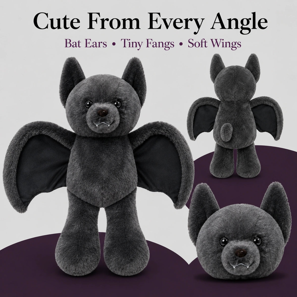 Personalized Halloween Bat Bear Plush 🦇🧸