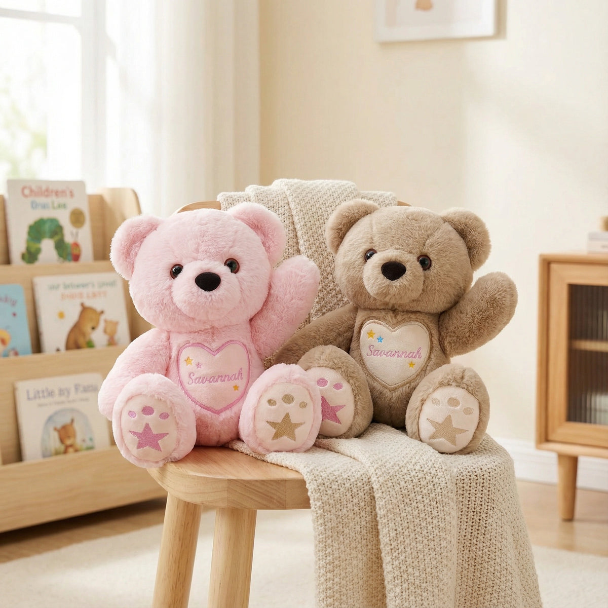 Starlight Teddy Bear - Short-Pile Fur - Personalized Gift