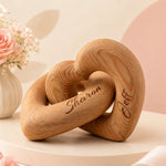 Romantic Couple - Personalized Infinity Heart Sculpture