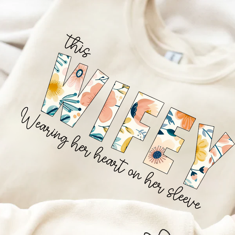 Wear Your Heart on Your Sleeve – Personalized Mama Sweatshirt with Kids’ Names