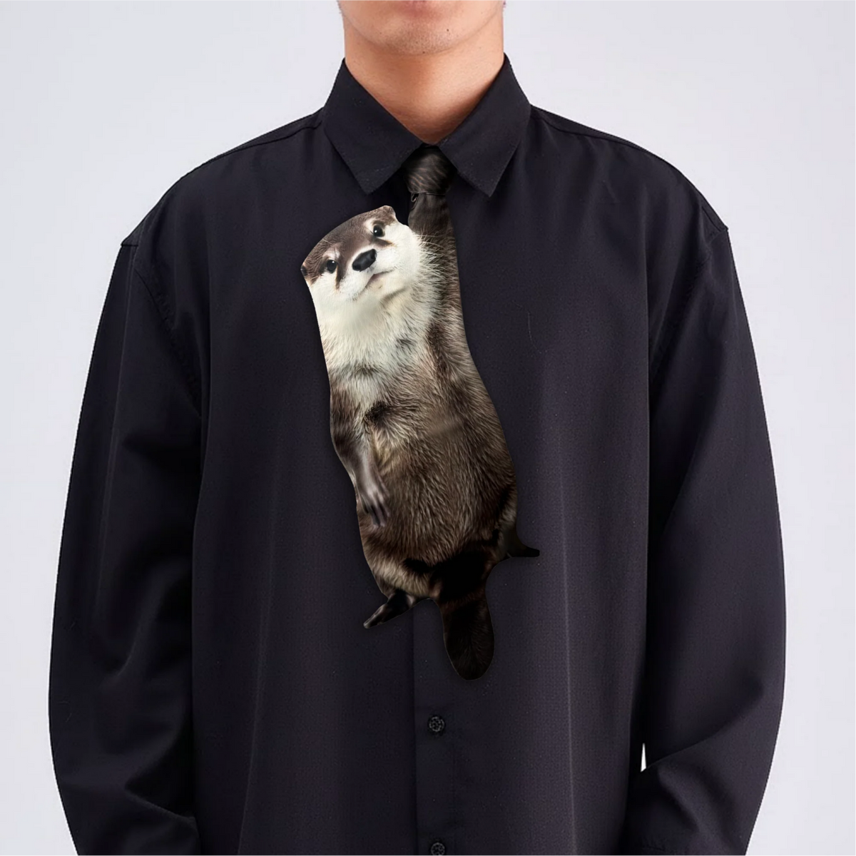 Custom Pet Photo Tie Cute Pet Design Novelty Tie Gifts for Pet Lovers