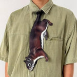 Custom Pet Photo Tie Cute Pet Design Novelty Tie Gifts for Pet Lovers