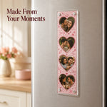Custom Magnetic Acrylic Photo Magnets with 4 Interchangeable Frames