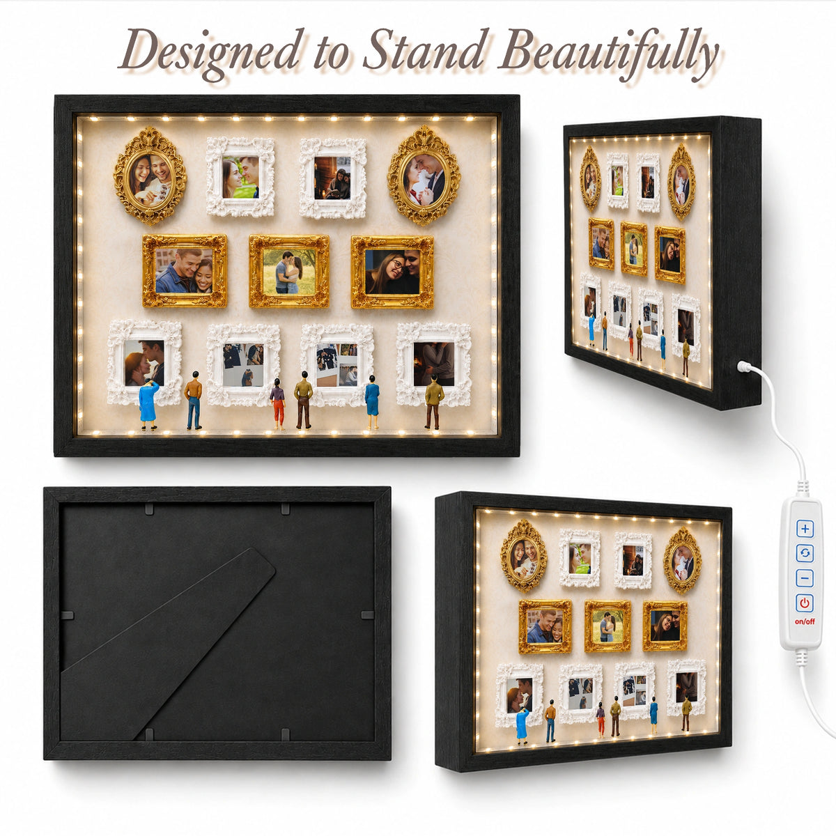 Marco del Museo de Nosotros, regalo personalizado para parejas, lindos regalos en miniatura para museos, regalo significativo, regalo de aniversario para San Valentín. 