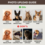 Custom Lovely Pet Photo Valentine Style Hooded Blanket