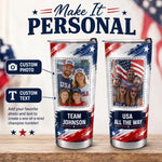World Cup 2026 Personalized Tumbler – USA Soccer Fan 20oz Stainless Steel Travel Mug