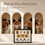Marco del Museo de Nosotros, regalo personalizado para parejas, lindos regalos en miniatura para museos, regalo significativo, regalo de aniversario para San Valentín. 