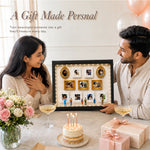 Marco del Museo de Nosotros, regalo personalizado para parejas, lindos regalos en miniatura para museos, regalo significativo, regalo de aniversario para San Valentín. 