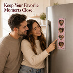 Custom Magnetic Acrylic Photo Magnets with 4 Interchangeable Frames