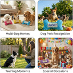 Personalized Dog Bone-Shaped Squeaky Toy