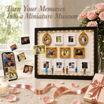 Marco del Museo de Nosotros, regalo personalizado para parejas, lindos regalos en miniatura para museos, regalo significativo, regalo de aniversario para San Valentín. 