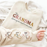 Wear Your Heart on Your Sleeve – Personalized Mama Sweatshirt with Kids’ Names