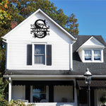 Personalized Family Name Metal Sign-Monogram Wall Decor