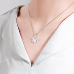 Personalized Puzzle Heart Necklace