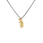 Personalized Bear Family Necklace - 18K Gold Plated Custom Name Pendants