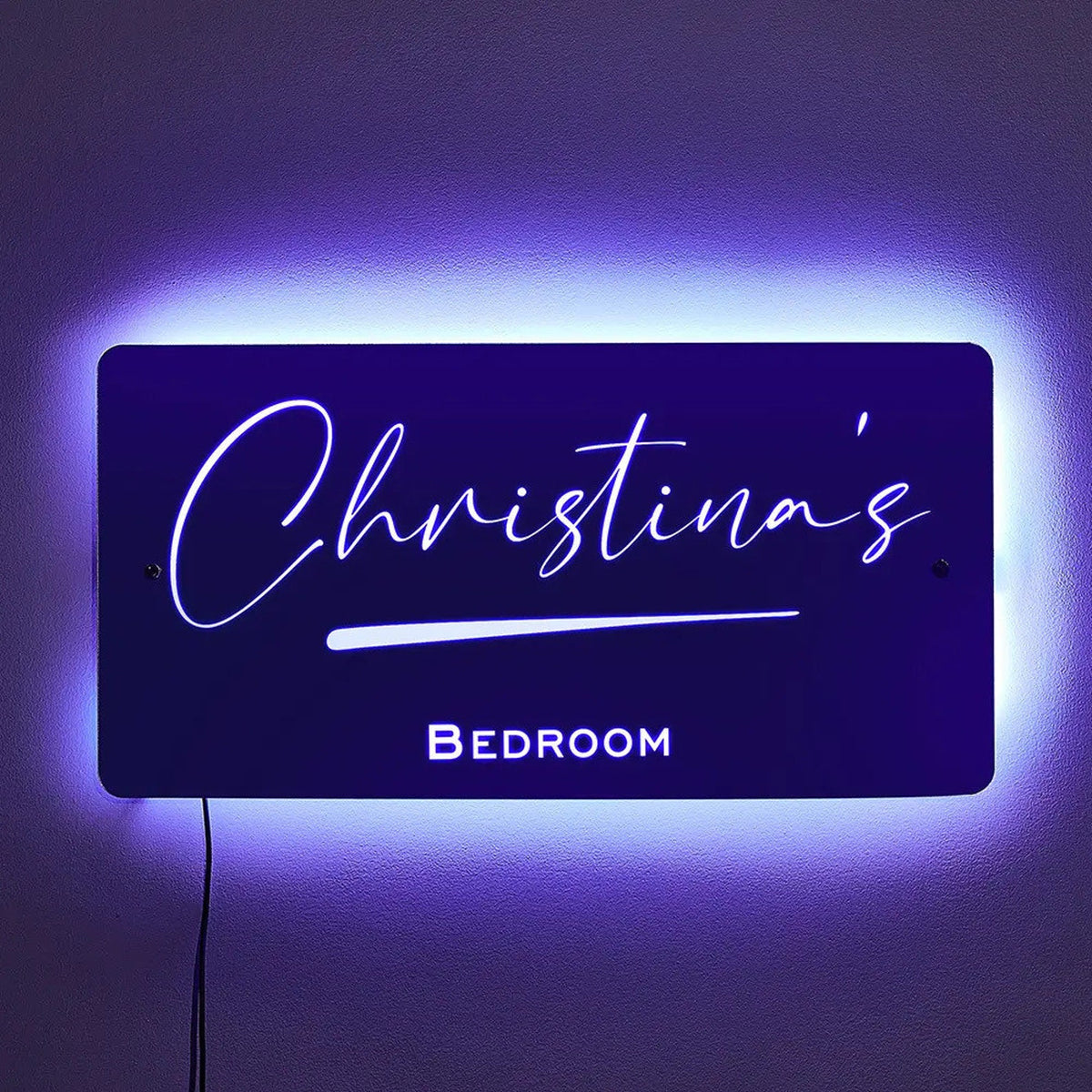 Personalised Name Mirror Light Sign