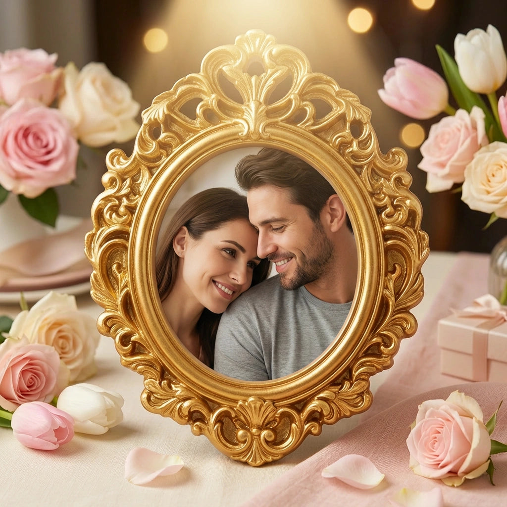 Marco del Museo de Nosotros, regalo personalizado para parejas, lindos regalos en miniatura para museos, regalo significativo, regalo de aniversario para San Valentín. 