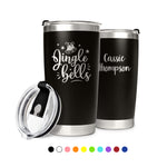 Christmas bells Customized Name Travel Coffee Tumbler