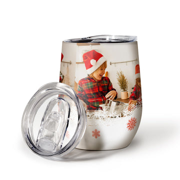 Christmas Stainless Steel Wine Tumbler