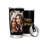 Halloween Pumpkin Friends Customized Photo Stainless Steel Tumbler