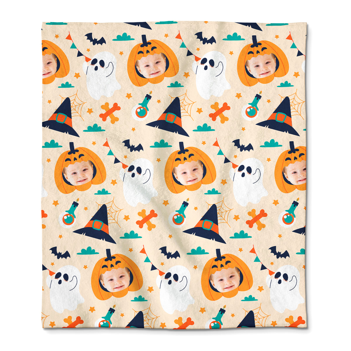 Customize Your Hauntingly Fun Halloween Blanket