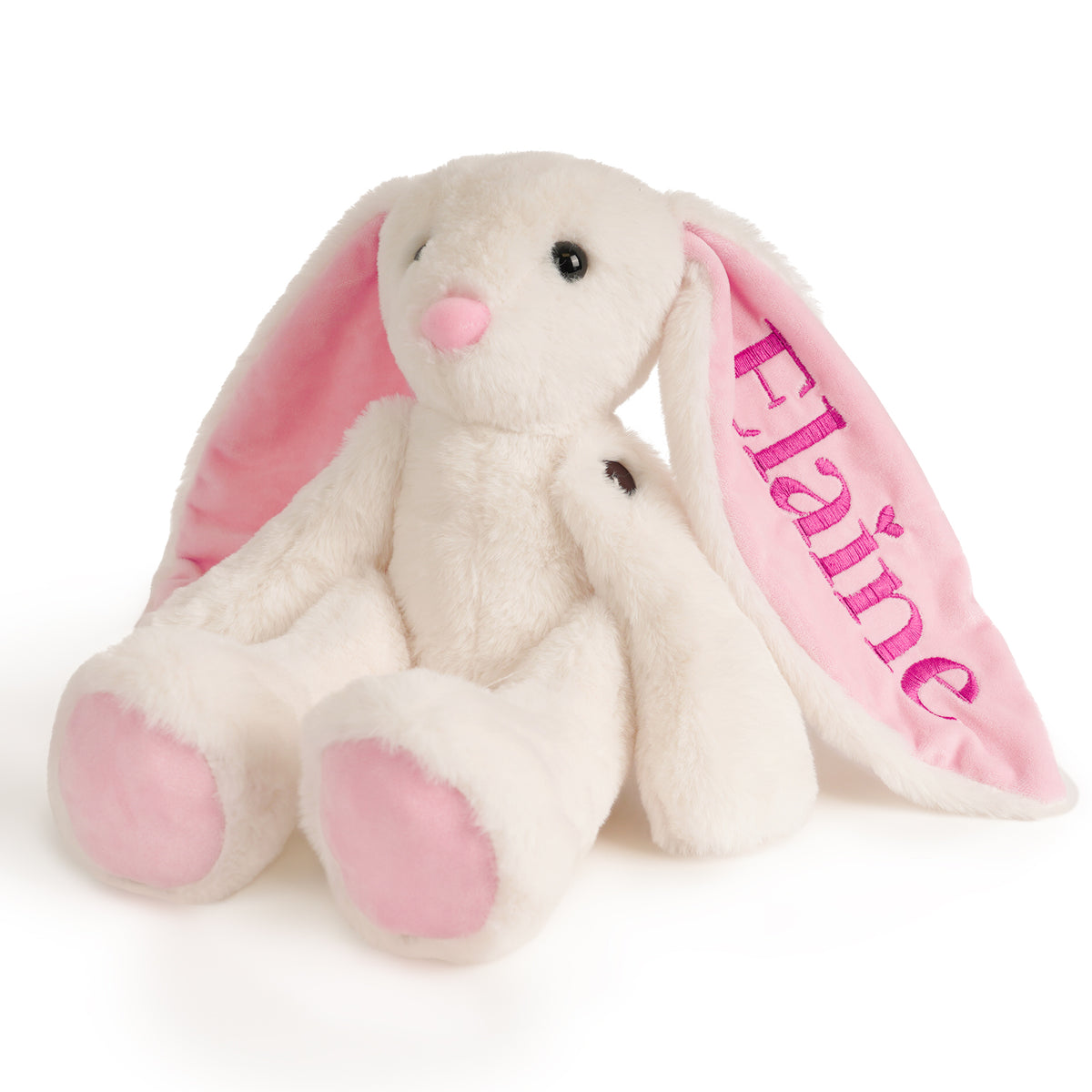 Custom Name Embroidered Plush Bunny: Ideal Easter, Birthday Gift for Little Ones