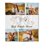 Custom Blanket with Text Picture Collage Customized Blankets