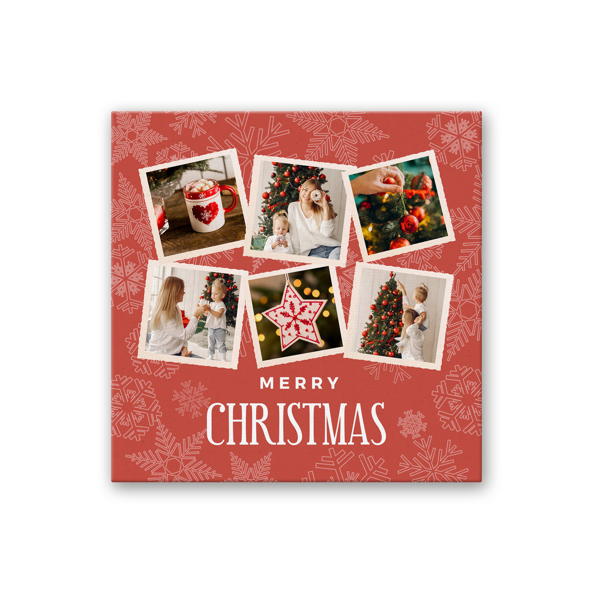 Personalized A Merry Little Christmas Canvas Print