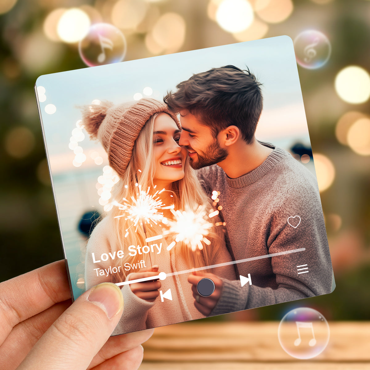 Personalized album fridge magnet music, wall photo stickers music that can be played without a phone, music fridge magnet pro