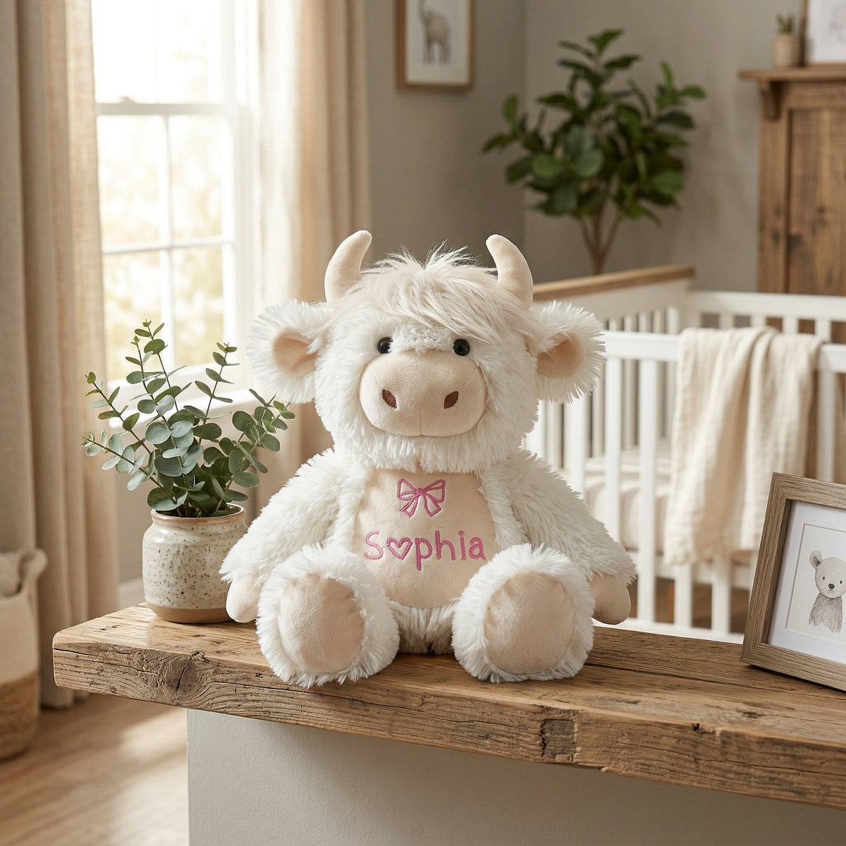 Personalized Highland Cow Stuffed Animal