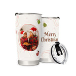 Xmas Customize photo With Lid Travel Coffee Cup