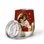 XMAS Custom Photo Wine Tumbler