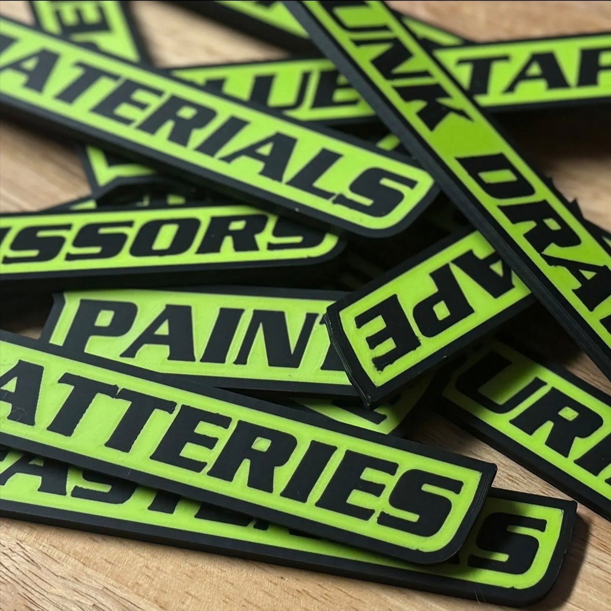 🌟12 Pack ofMagnetic Toolbox Labels🔩