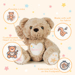 Starlight Teddy Bear 14” - Brown Short Fur - Personalized Gift