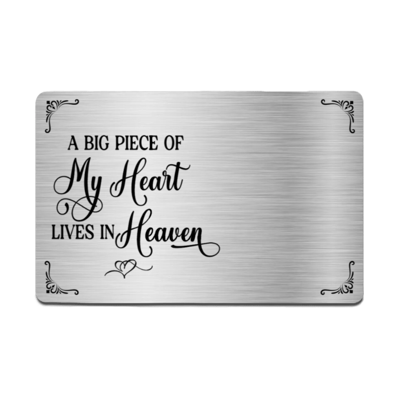 Metal Wallet Card - Memorial Gift From Photo