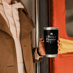 Santa Hat Name Personalized Name Travel Coffee Tumbler