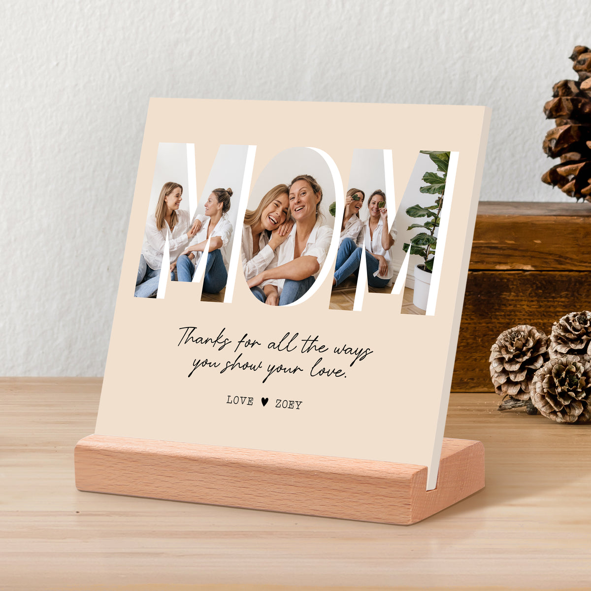 Personalized Photo Gifts for Mom Most Thoughtful Gifts with Custom Message