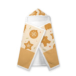 Custom Name Christmas Sweet Cookie Style Hooded Blanket