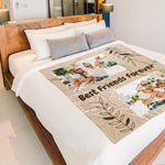 Best Friends Forever Custom Photo Blanket Gifts Besties Forever