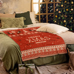 Christmas Personalized Name Throw Blanket