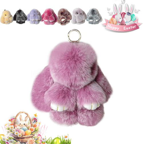 🏆Only $9.99Last Day Promotion! 🐰 Handmade Soft Bunny Charms