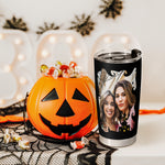 Halloween Pumpkin Friends Customized Photo Stainless Steel Tumbler