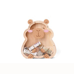 Wooden Capybara Piggy Banks for Kids