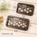 Personalized Family Tree w/Names - 2 Sizes Customized Wood Signs Decor Grandma Gifts, Birthday Gifts for Grandma Mom Grandparent, Custom Family Wooden Desk Table Sign Art Decorations