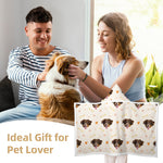 Custom Lovely Pet Photo Valentine Style Hooded Blanket