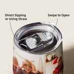 Christmas Stainless Steel Wine Tumbler