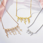 Personalized Names Hanging Family Necklace
